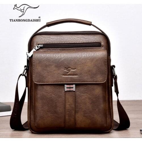 Multifunction Leisure Bag New Style 100% Genuine Leather Shoulder Bag Men Messenger Bag