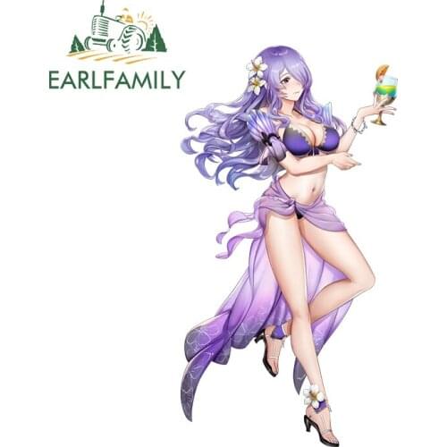 EARLFAMILY 13cm x 7cm for Camilla Tropical Beauty Fire Emblem Heroes Car Stickers Scratch-Proof Personality Decals Car Styling