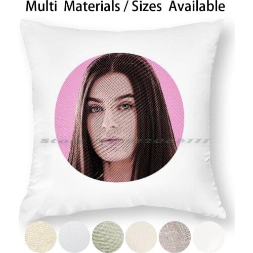 Lana Rhoades Pillow Case Throw Pillow Cover Cotton Linen Flax Lana Rhoades Celebrity Celebrities Celebs Erotic Sex Creative
