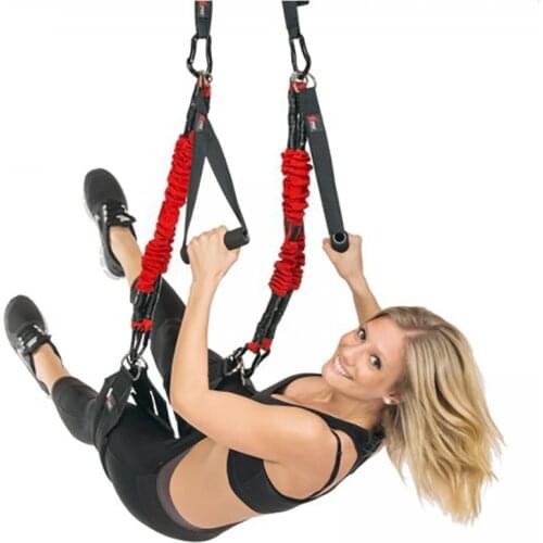 New Pilates Fitness Suspension Elastic Sling Practice Pull Rope Bungee Workout Trainer Cord Resistance Hanging Training Straps