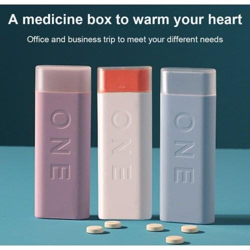 Portable Daily Pill Organizer Mini One Day Storage Box Case Vitamin Container Dispenser