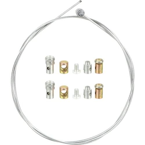 Motorbike Replacement Motorcycle Emergency Throttle Cable for SUZUKI KAWASAKI HONDA Steel Wire Repair Kit