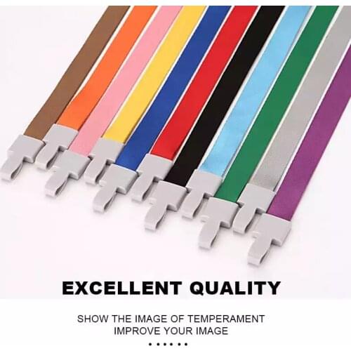 1.5cm 1pcs Clear Access Card ID IC Card Badge Holder Work Card with Plastic Button Buckle Lanyard, LOGO Custom Neck Rope