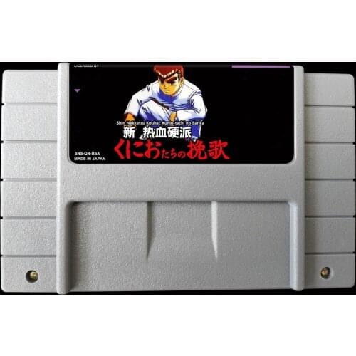 16Bit Games ** Shin Nekketsu Kouha - Kunio-tachi no Banka ( USA Version!! Fully Playable English translation!! )