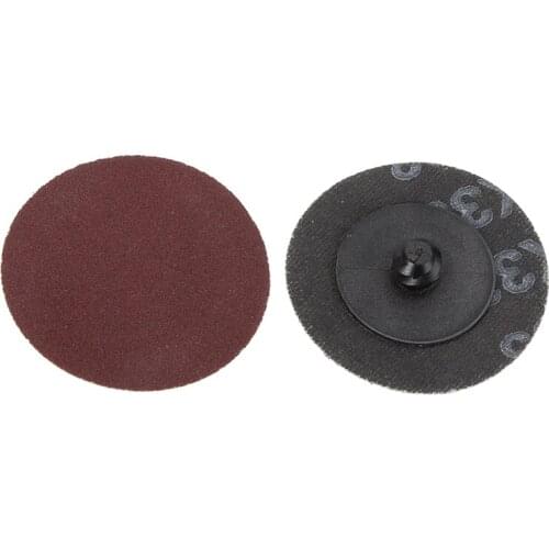 25pcs 50mm Rotary Sanding Discs 240Grit Roll Lock Sanding Discs Metal Surface Sander Paper Polishing Finishing Abrasive Tool