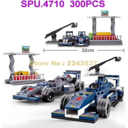 Sluban 0355 300pcs Racing Car Building Blocks 5 Toy