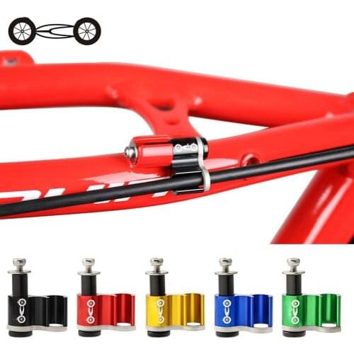 5pcs Bicycle Aluminum Alloy Oil Line Pipe Conversion Fixed Seat Frame Wire Guide Bike Hydraulic Brake Hose Holder Cable Line