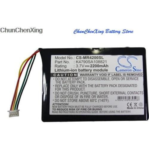 Cameron Sino 2200mAh Battery K4790SA108821 for Magellan Maestro 4200, 4210, 4220, 4250