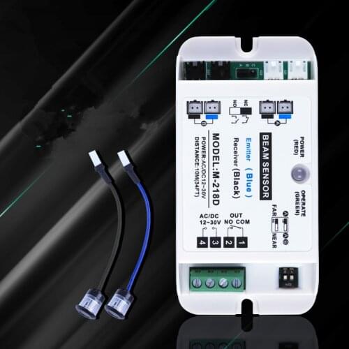 Single beam Automatic door opener safety beam sensor,infrared photocells photo beam sensor for automatic sliding door openers