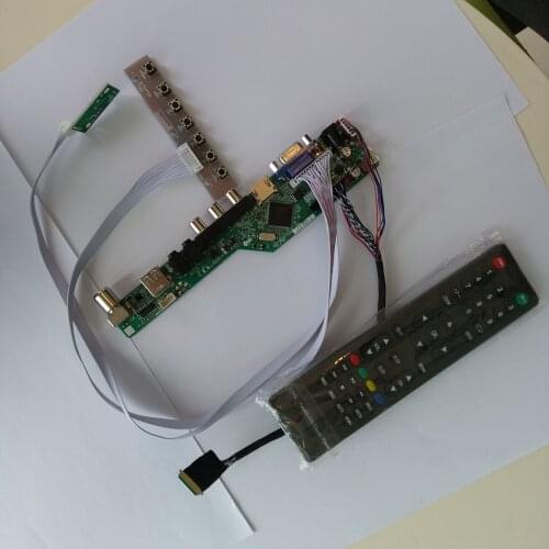 For B116XW03 V2 11.6" 1366×768 card screen moniter TV LCD LED VGA AV USB LED HDMI driver Board DIY kit