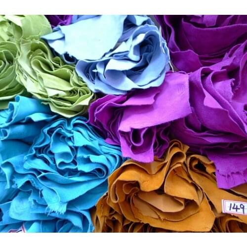 Qualitied Colorful Fluffy Genuine Goat Suede Leather Fabric for Brogan Shoes/Purse,Handbag,Free Shipping