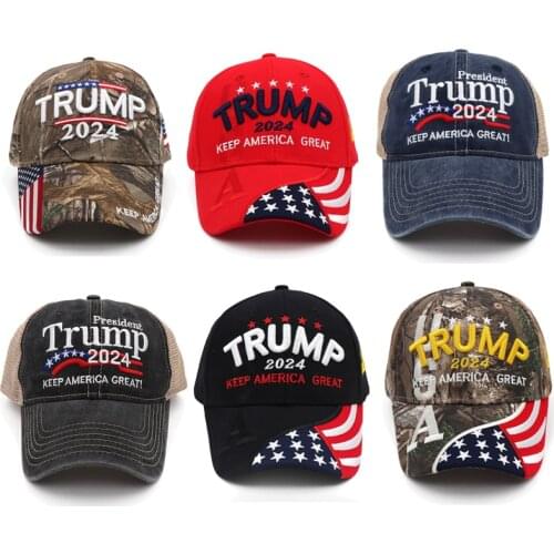 Donald Trump 2024 MAGA Hat Cap Baseball Camo USA KAG Make Keep America Great Again Snapback President Hat