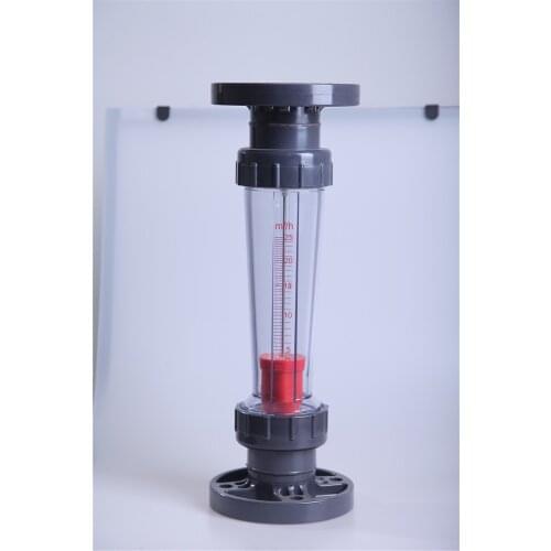 LZB-125S Water rotameter Flowmeter 14-90M3/h with Flange Connection