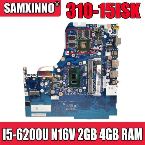 310-15ISK motherboard mainboard for lenovo ideapad 80SM NM-A751 CPU:I5-6200U GPU:N16V 2GB RAM:4GB FRU B20L35873 5B20L35898