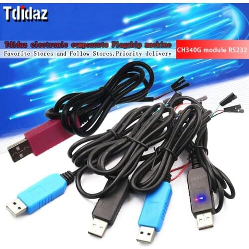 CH340G module RS232 upgrade board flashing board line PL2303USB to TTL USB to serial port download line