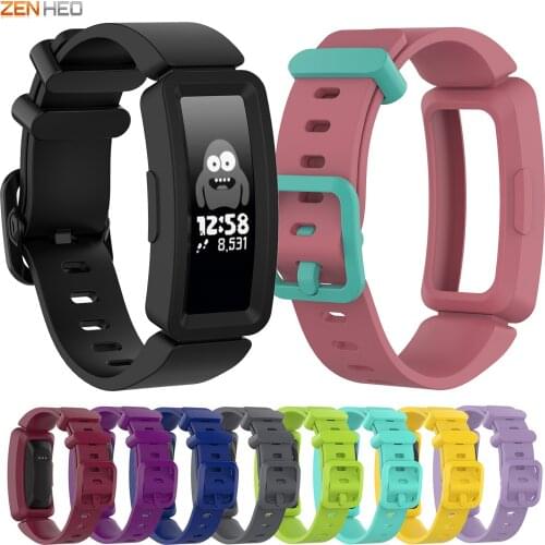 Soft Silicone Strap For Fitbit Ace 2 Wristband Bracelet Replacement Watchband For Fitbit Inspire/Inspire HR Smart Watch Band