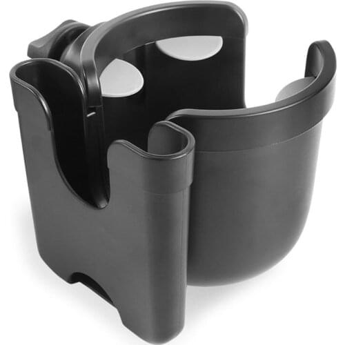 Baby Stroller Cup Holder 2 In 1 Bottle Rack Pushchair Buggy Wheelchair Bike Children Tricycle Bicycle Universal Cup Holder J60B