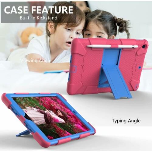 Heavy Armor Shochproof kids Silicone Cover case for iPad 10.2 2019 7 7th Gen A2198 A2200 A2197 10.2" Tablet Funda Capa #S