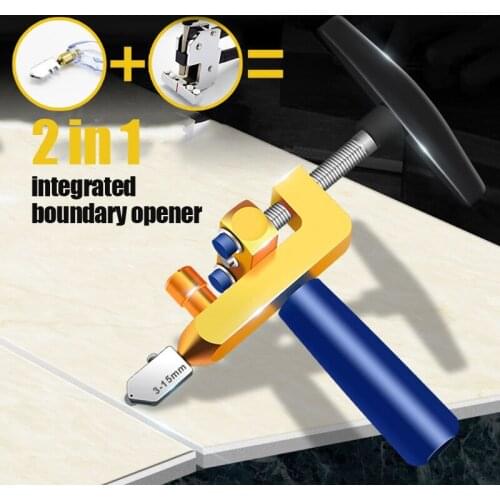 Manual Tile Cutter for Cutting Ceramic Tile Wheel Straight Accurate Measurement Guide Glass Opener Construction Tool C1
