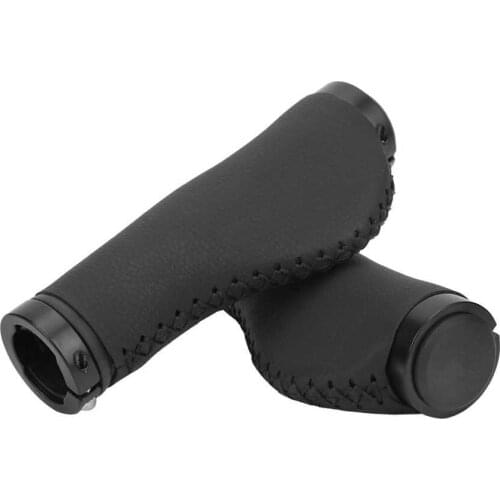 Bike Handlebar Grip Black Flat Bicycle Handlebar Grips Soft Handle Sleeve Cover Mountain Bike Cycling Parts
