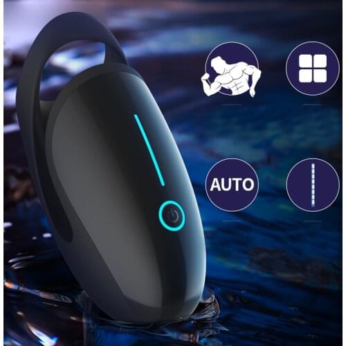 Whale Penis Trainer Exercise Vibrator Cup Glans Stimulate Massager Sex Toys for Men Masturbation Penis Enlarger Pump Sex Machine