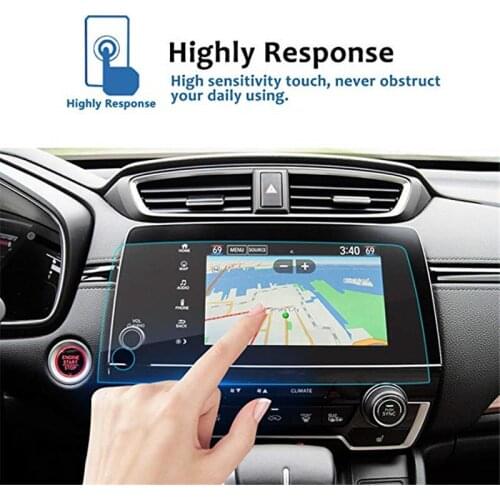 For Honda CRV 2017 2018 2019 EX EX-L Touring 7 Inch Screen Protective Film Car GPS Navigation Tempered Glass Screen Protector