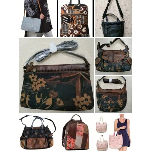 New Spanish Desigual womens fashion print embroidery shoulder bag handbag backpack large capacity high quality crossbody bag