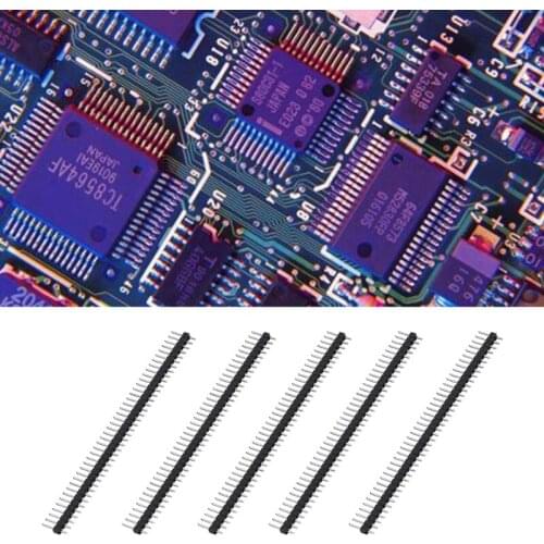 10Pcs 40 Pin 2.5mm Pitch Single Row Male and Female Pin Header Connector Kit Breakaway Connector Socket Single Row Strip