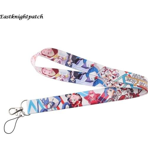 12pcs/lot E2672 Anime Key Lanyard For Phones USB Flash Drives Key Keychains ID Card Name Tag DIY Kids Hang Rope