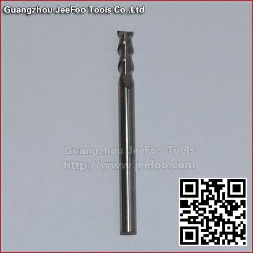 2F-4 * 4 * 50L Solid Tungsten Steel Metal Cutter Tool, 2 Flute End Mill Cutter