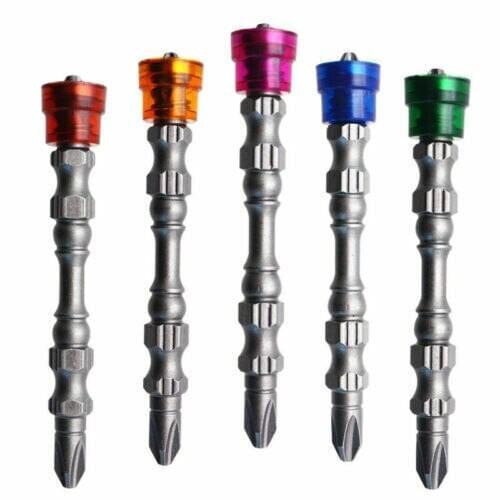 5pc Power Screwdriver Driver Socket Bit Adapter Drill Nut Driver Circular Cross Position Drill Screwdriver Extension Bar Adaptor