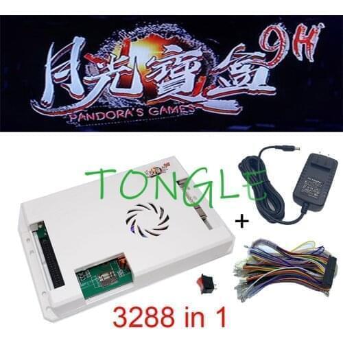5pcs Newest Pandora WiFi 9H 3288 in 1 Box Arcade Motherboard Support Usb connect joypad Retro Control for TV PC PS3 Monitor