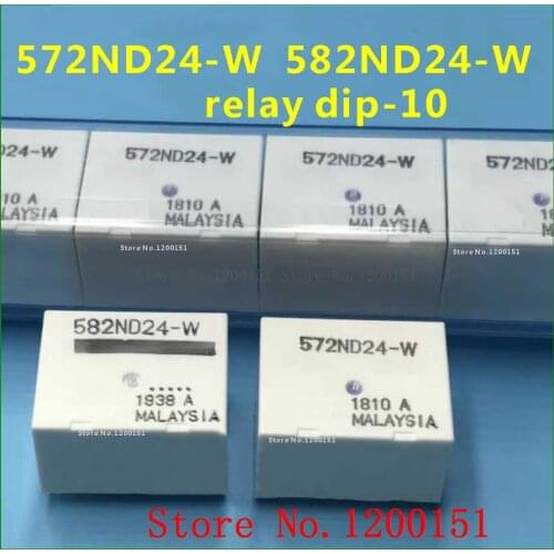 572ND24-W 582ND24-W 24vdc relay dip-10