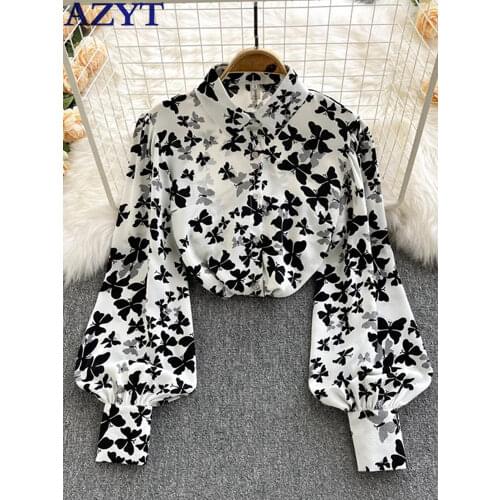 Женские рубашки с длинным рукавом AZYT China At AliExpress