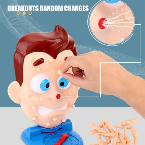 Funny Tricky Toys Squeeze Acne Toys Popping Pimple Parent-Child Board Games Novelty Game Party Toys For ChildrenS Spoof Toys
