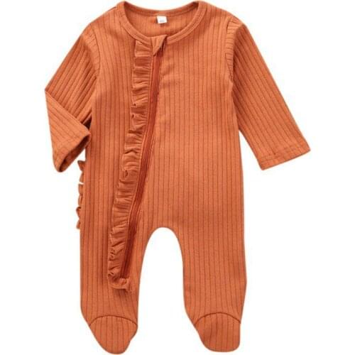 Baby Jumpsuit Newborn Baby Girl Clothes Baby Girls One Piece Outfit Solid Rompers Infant Clothing1