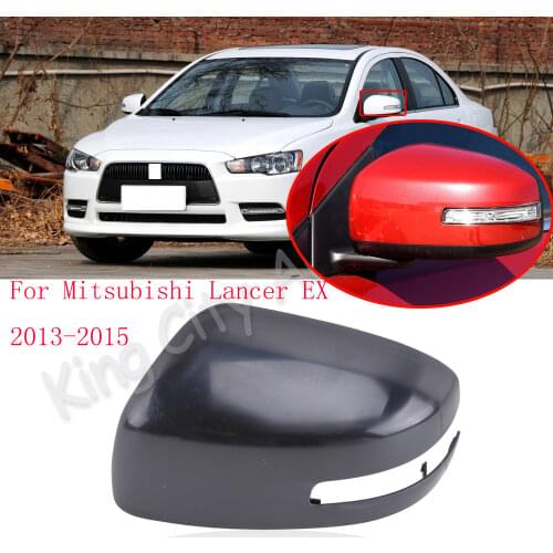 CAPQX For Mitsubishi Lancer EX 2013-2015 Car Outside Rearview Mirror Cover Rear View Mirror shell Housing hood (Base color)