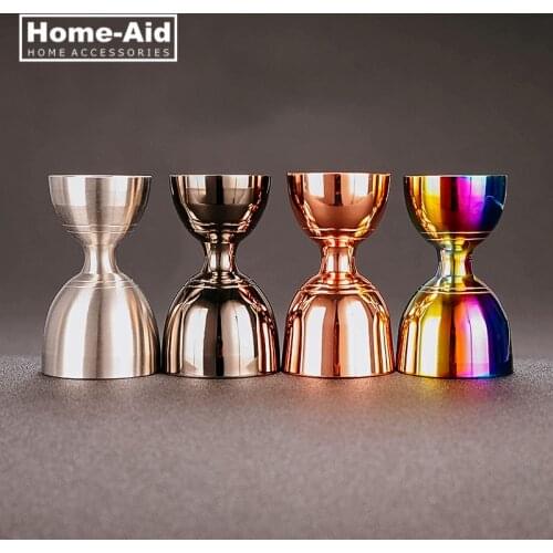 Stainless Steel Cocktail Jigger 30ml/60ml Bar Jigger Bell Jigger Measuring Liquor Shot Cup Drink Mixer Measurer Bartender tool