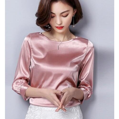 MLUOLANC Women's Silk T-Shirts