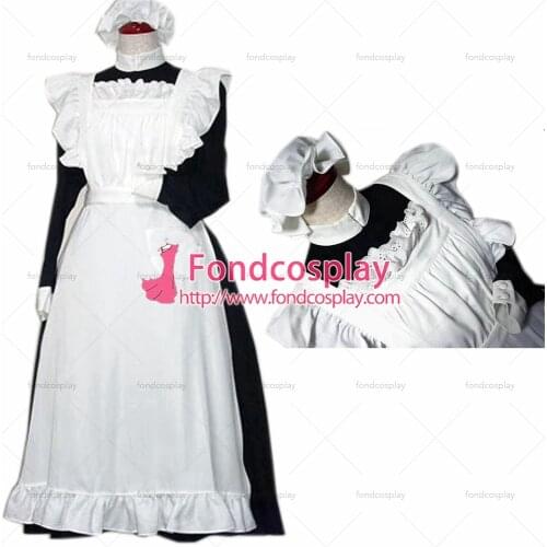Sexy Sissy Maid Cotton Dress Uniform Cosplay Costume Tailor-made[CK813]