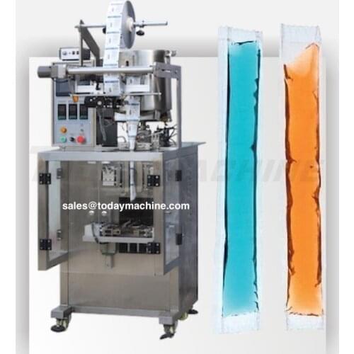 CBD Sachet Plastic Bags Water Milk Juice Filling Machine / Production Process