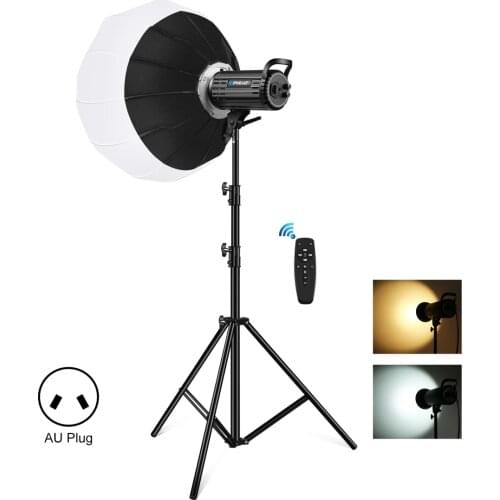 PULUZ 150W 3200K-5600K Photo Studio Video Light + 2.8m Stand Holder + 65cm Foldable Lantern Softbox Photography Kits