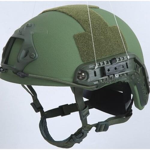 NIJ IIIA Tactical Helmet Ballistic ACH High Cut Bulletproof Body Armor PE Head Protector Combat Military Protection Cap