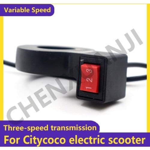 Universal Shift Handle Three-speed transmission for Citycoco Electric Scooter Electric bicycle shift switch Scooter Accessories
