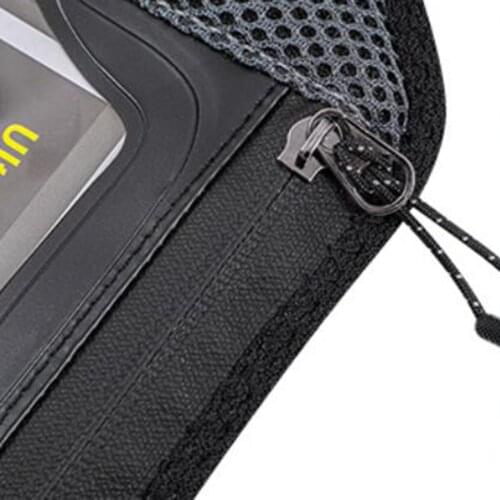 Bike Sweat Guard Bicycle Trainer Sweat Net Sweat Catcher with Phone Pouch