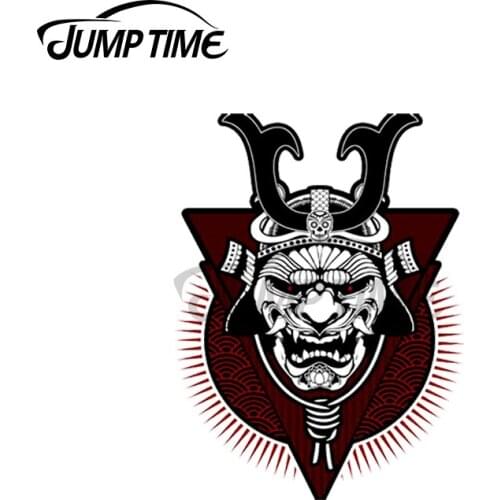 Jump Time 13 x 7.7cm For Samurai-Live by the Sword Vinyl Car Stickers Motorcycle Scratch-proof Decal Waterproof Decor