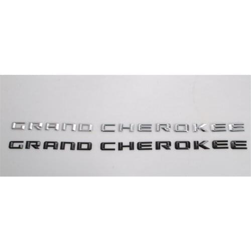 Truck Rear Emblem Badge Cover Trim Sticker for Jeep Grand Cherokee Stylish Car Accessories Exterior Decoration