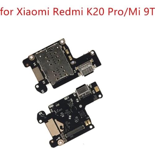 For Xiaomi Redmi K20 Pro/ Mi 9T USB Charger Dock Connect Card Reader Connecting Charging Flex Cable Repair Spare Parts Test QC