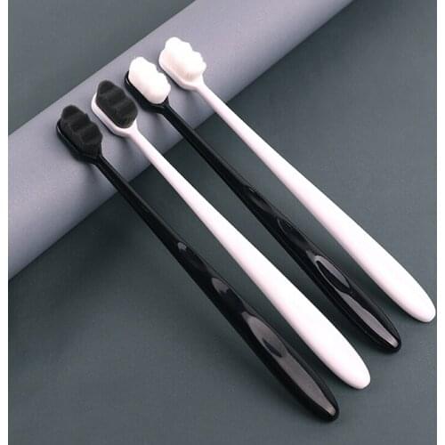 1Pc Ultra-fine Soft Hair Eco Friendly Toothbrush Portable Travel Tooth Brush With Box Deep Cleaning Toothbrush Oral Hygiene Care