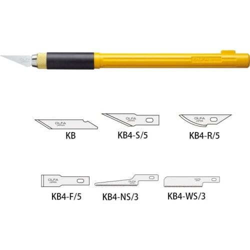 5pcs OLFA KB4-F/5,KB4-S/5,KB4-R/5 Spare Blade Art/design Knife Suitable for AK-4